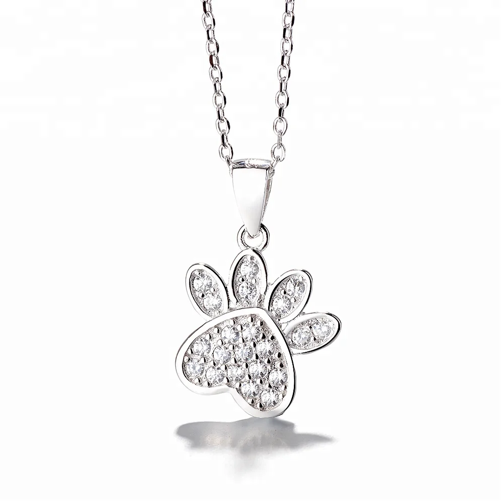 Special Discount Hot Sale Jewelry 925 Sterling Silver Paw Necklace