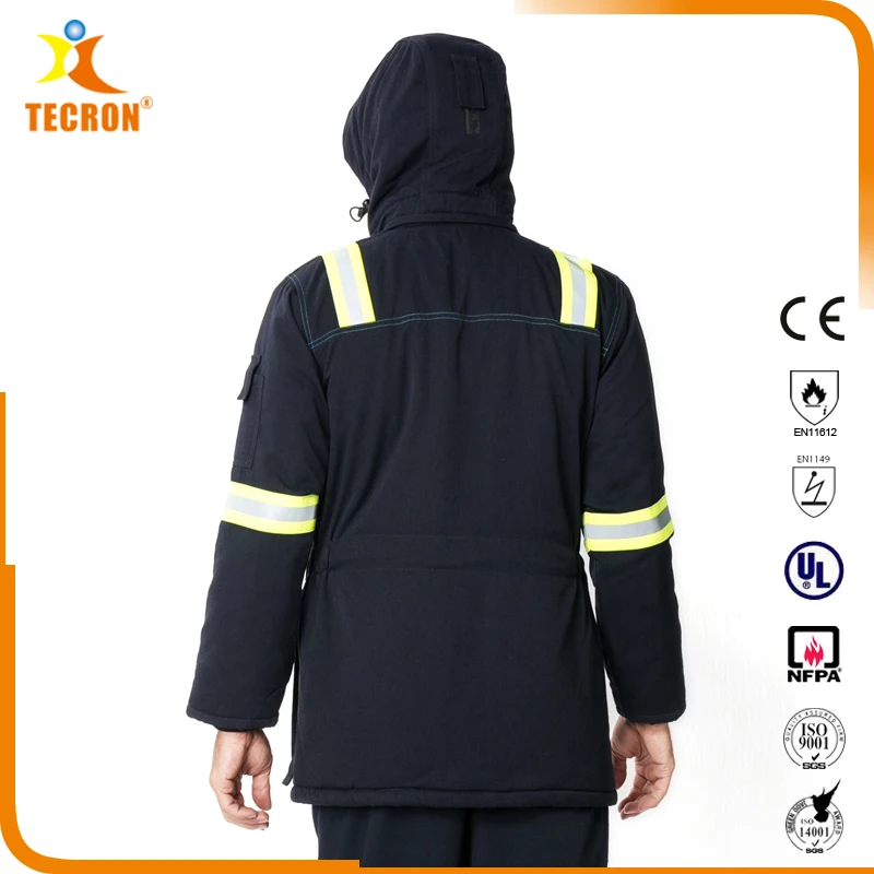 Tecron Safety fire retardant clothing/ Insulated  Parka/FR fleece parka