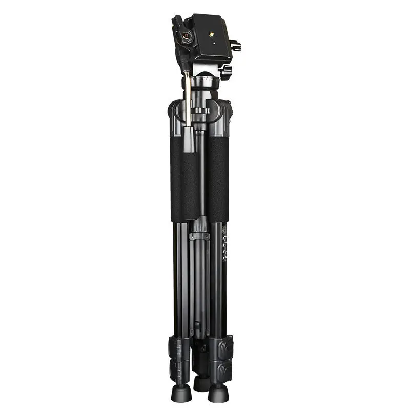 Q333 Professional video camera tripod for dslr digital camcorder dv tripod fluid head picture stand support tripod 65'
