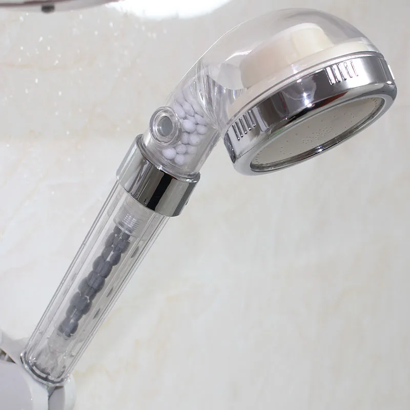 New design LED temperature control water saving bathroom shower head