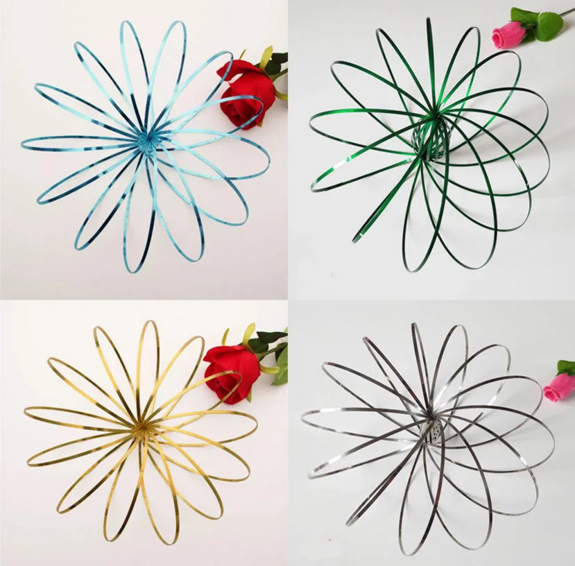 Magic Ring Kinetic 3D Spring Toy Sculpture Ring Game Toy For Kids