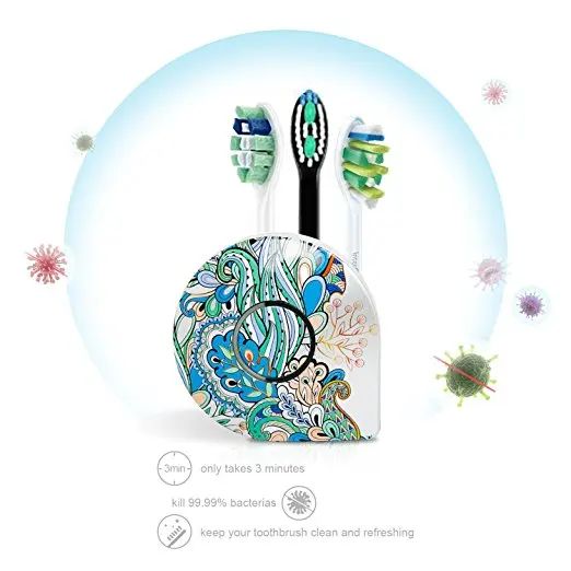 
FCC CE Approved Portable UV Light Toothbrush Sanitizer 