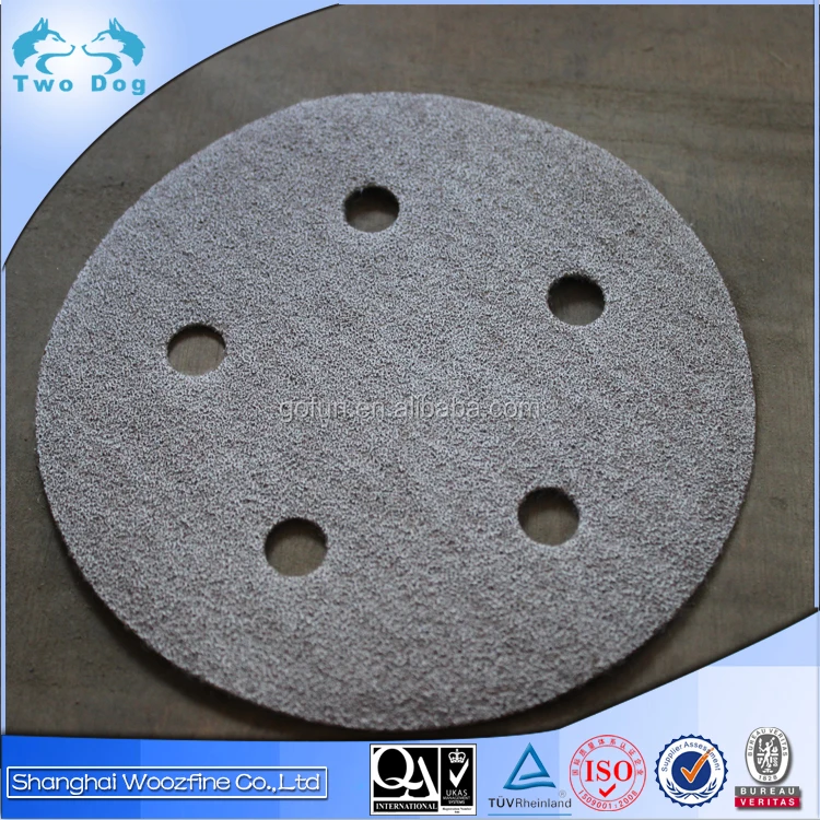 Hook and loop backing and PSA disc with holes and no holes abrasive disc