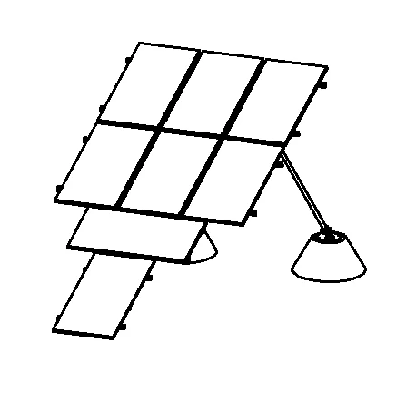 5 кВт одноосевой Солнечный трекер цена одноосевой Солнечный трекер