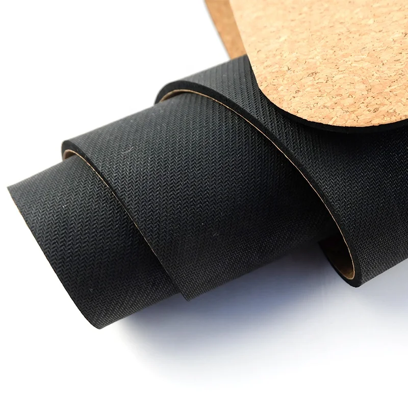 
China Manufacturer High Quality Organic Natural rubber Cork Yoga mat 
