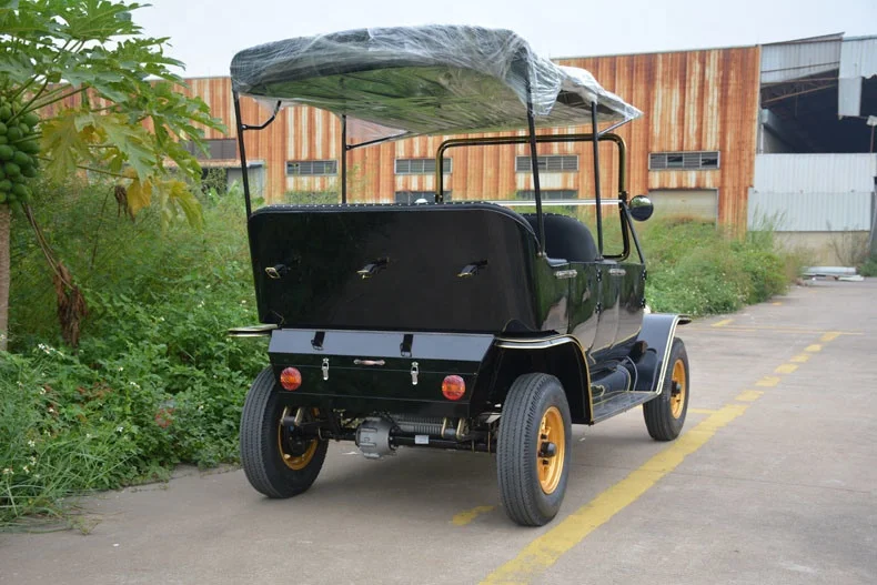 5 Passengers Pure Electric Vintage Classic Car For Sightseeing