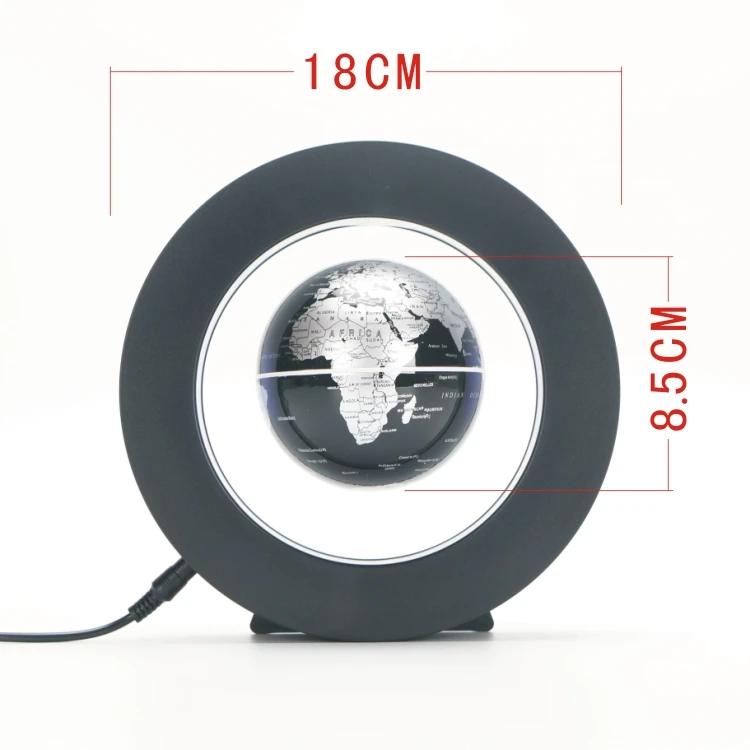 Магнитный Плавающий большой Глобус со скидкой O-образной формы, 4 дюйма, ЕС