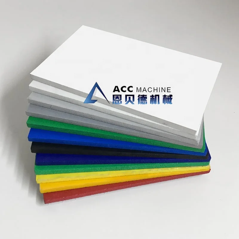 PVC furniture advertising plastic board making machine