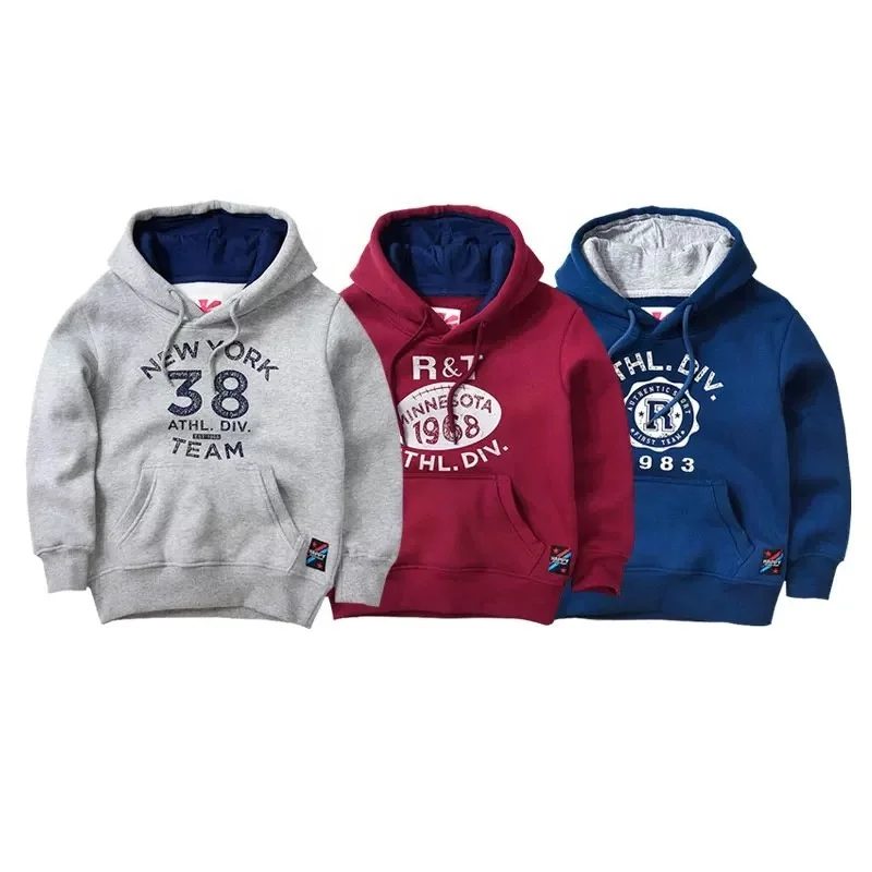 
Hot Sell Best Price Custom Children Boys Girls 100% Cotton Coat Hoodies With Hood 