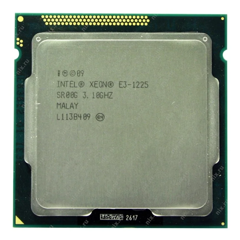Для INTEL XEON процессор Количество ядер процессора E3-1225 (6M кэш 3 10 ГГц)