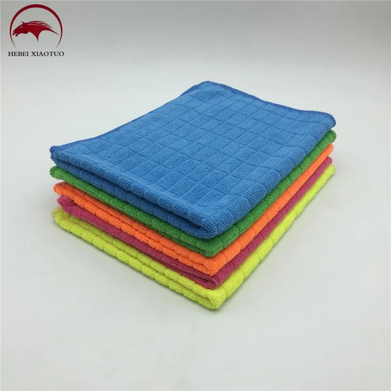 High water absorption microfiber towels glass clean cloth wholesale