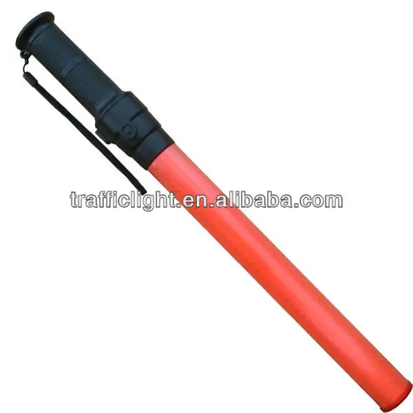 red flash led traffic baton with strong magnet