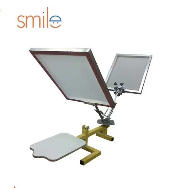 
Full set manual carousel 2 Color 1 Station bench top Screen Printing Press Machine for t-shirt 