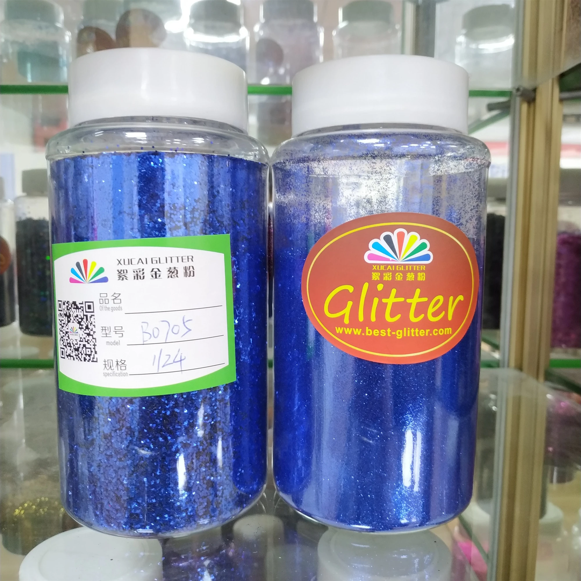 solvent resistant and high temperature resistant acrylic glitter powder bulk chunky acrylic powder