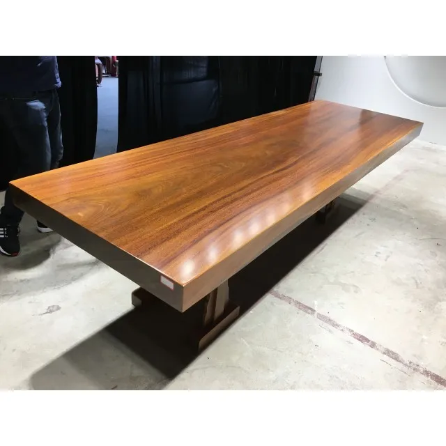 
Hot Sale High Quality Okan Dried Solid Wood For Dining Table Top 