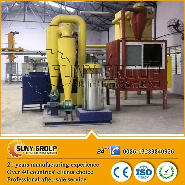 Waste computer/TV pcb scrap boards recycling machine