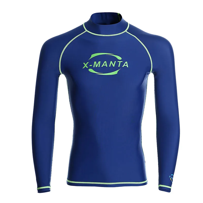 
Wholesale High Quality Custom Design Long Sleeves Blocked Rash Guard Shirt Mens Protection Swimsuits Surf 