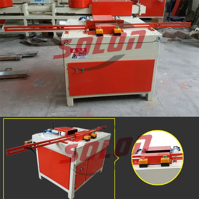 Automatic wood cutting machine/wood pallet groove stringer notcher/wood notching machine