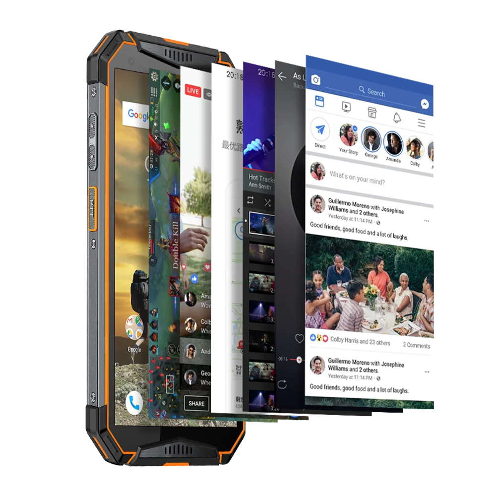 Ip68 Walkie Talkie Android8.1 LTE 4G Phone Radio T3 DMR Digital Radio UHF Transceiver GSM/WCDMA/LTE Radio zello realptt