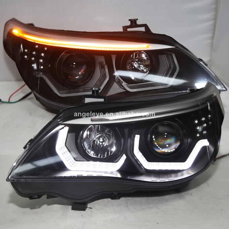 2003-2007 Year E60 523i 525i 530i LED Head Light For original car Halogen Type JY