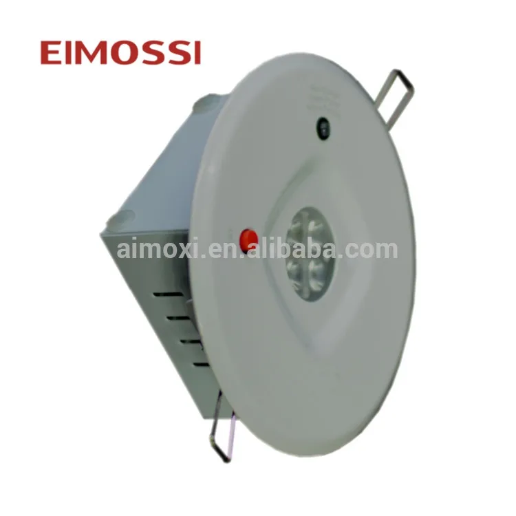 3w recessed integrated emergency downlight 2017 Led emergency light