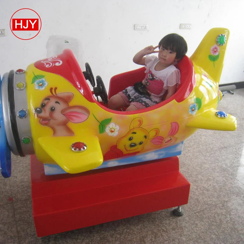 coin operated kids happy train ride on car small kiddie ride swing machine sale