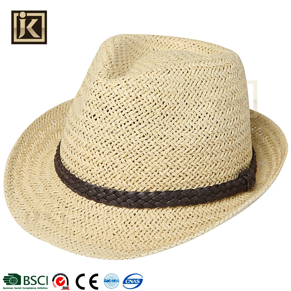 JAKIJAYI летние виды мужские шляпы высокое качество экспорт дешевой цене человек мини fedora соломенная шляпка