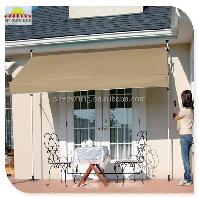 
Cheap Sun Protection Standing Balcony Awning 