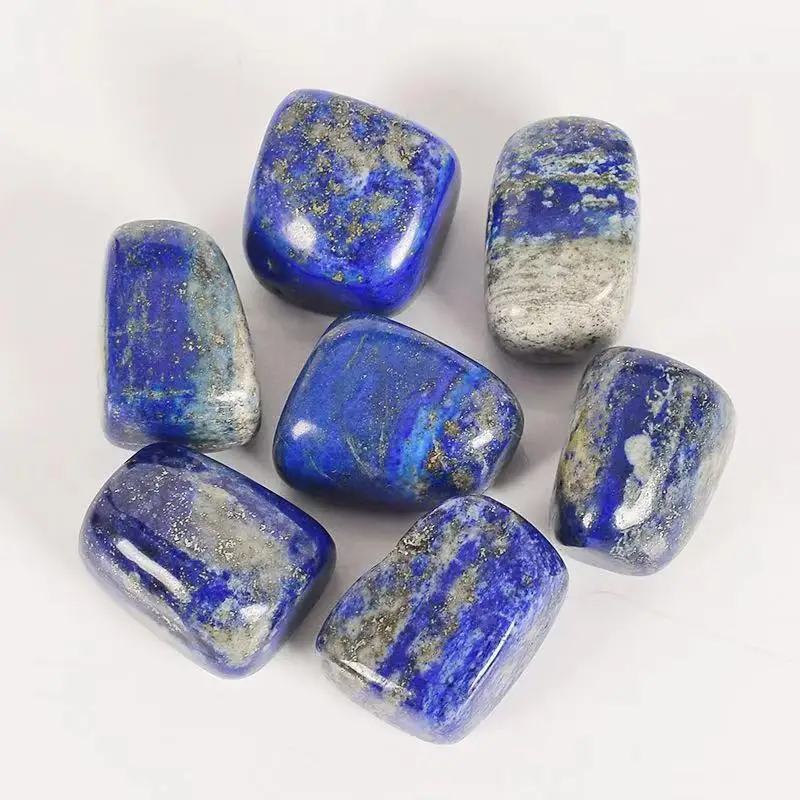 kfcrystal Natural Lapis Lazuli Tumbled Stones  Healing Crystals Chakra Tumbled Stones