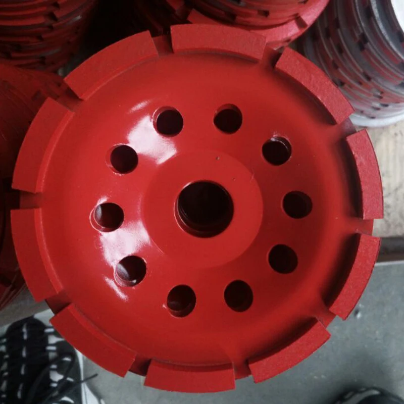 Mini Multiblade Stone Diamond Grinding Wheel For Ceramic Tile