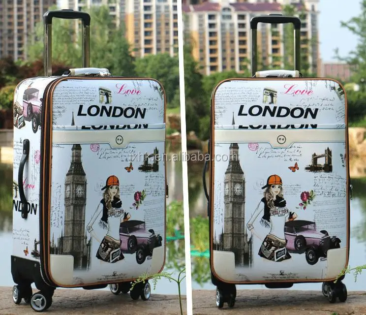 eminent luggage upright trolley case travel bag for man woman and children