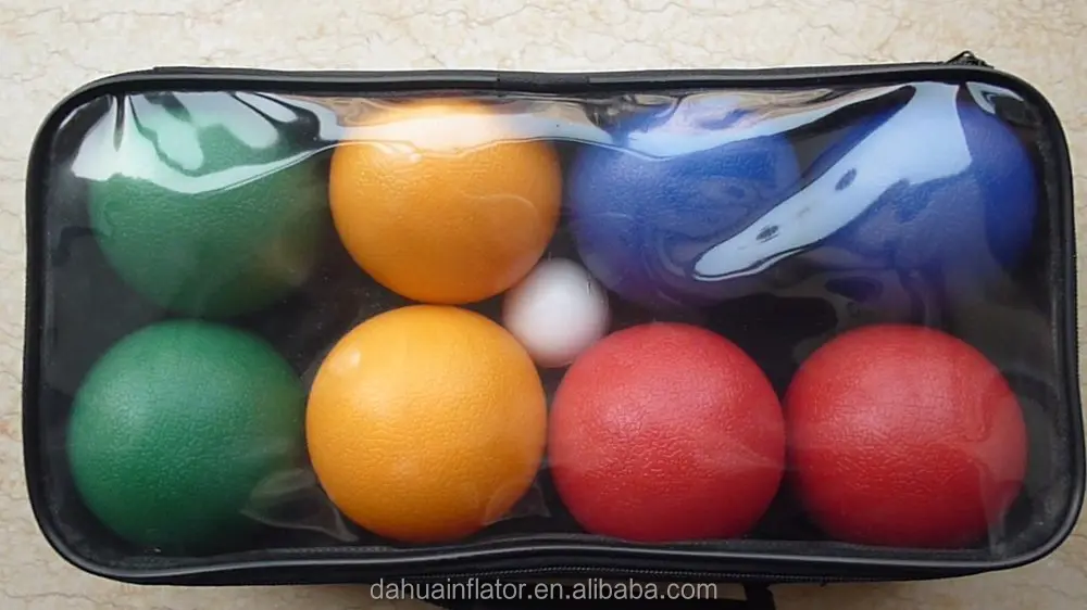 Wholesale 8 Balls 84Mm Plastic Bocce Ball Petanque Boules
