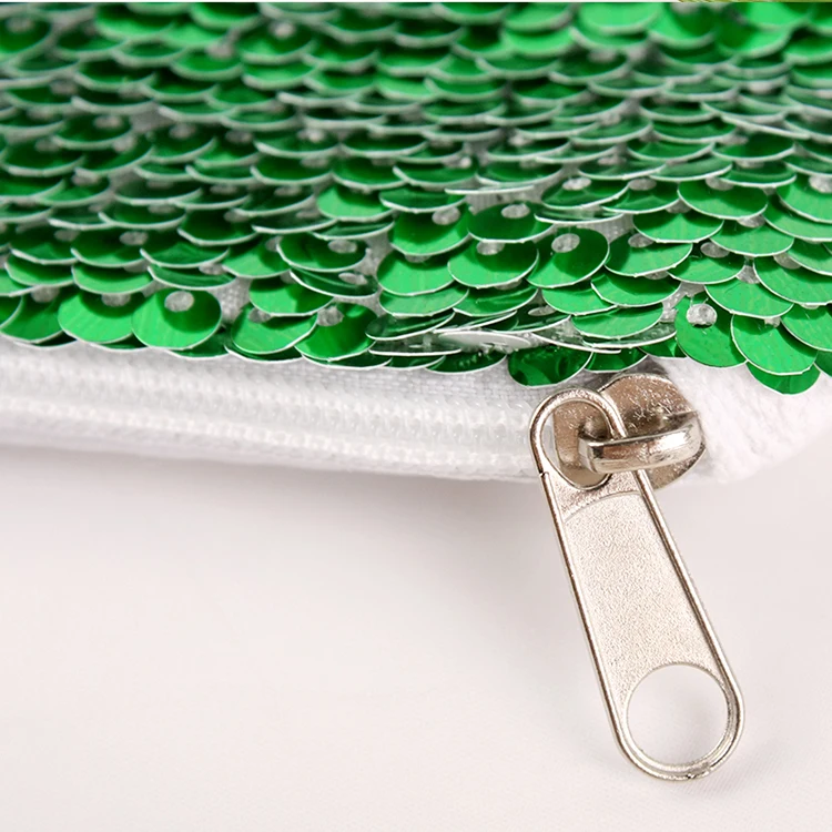 Factory customized hot style reversible bling sequin glitter makeup cosmetic bag