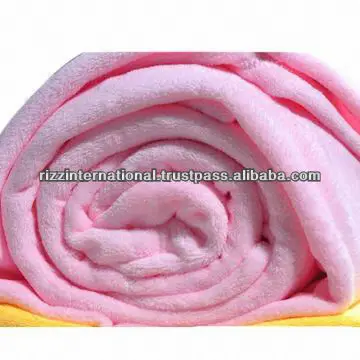 Однотонное розовое Флисовое