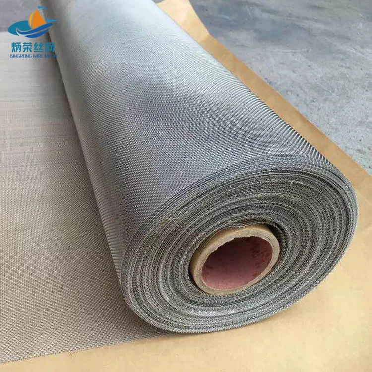 High quality 1 micron SS 316 stainless steel wire mesh price list in China