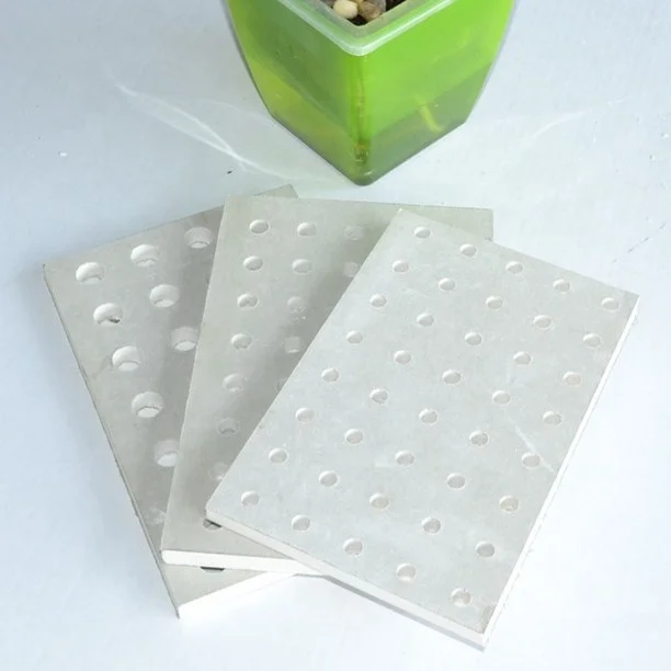Лучшая цена, звукостойкий Перфорированный гипсокартон для потолка 1200*2400 мм