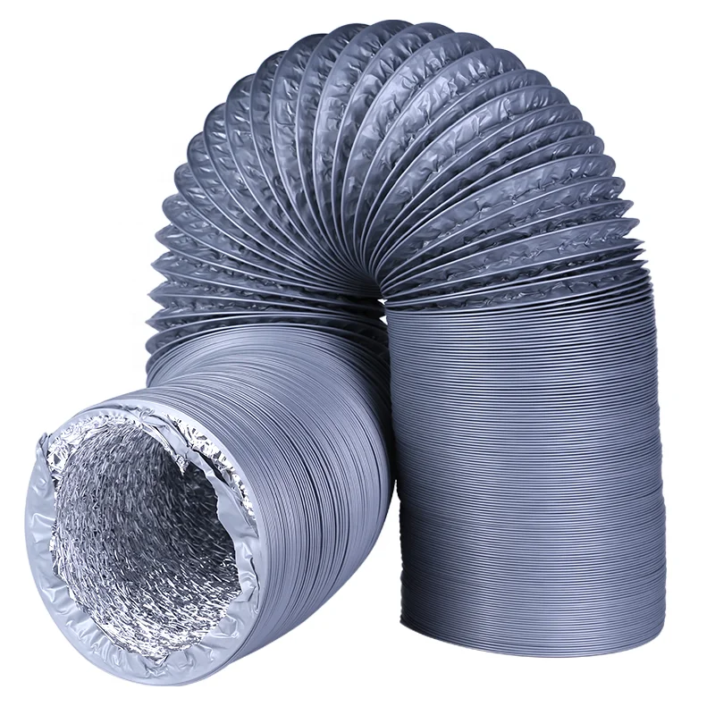 Hot Sale PVC Aluminum Foil Composite Pipe Plastic Air Conditioner Duct