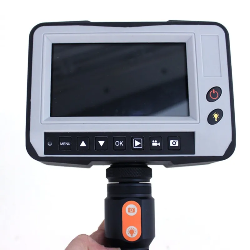 
Articulating Industrial video borescope 5.5mm waterproof sewer pipe inspection camera 