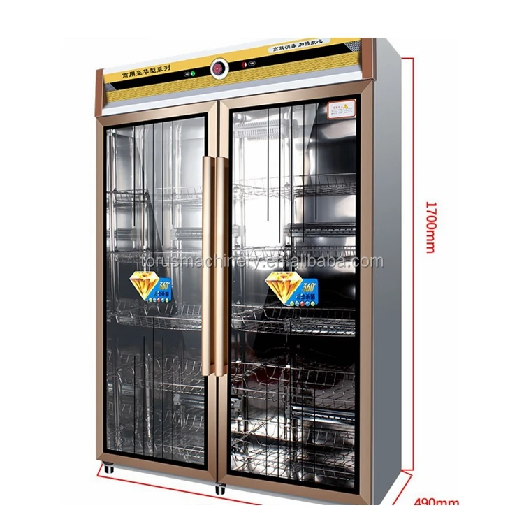 tableware disinfection cabinet with single door