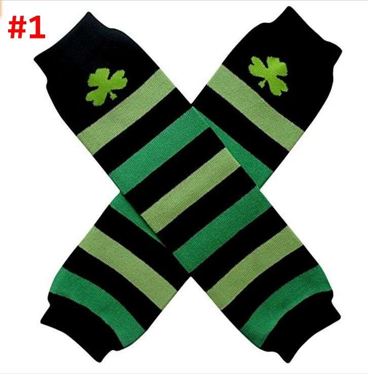Four leaf clover design toddler safety knee pads baby legwarmer baby leg warmer