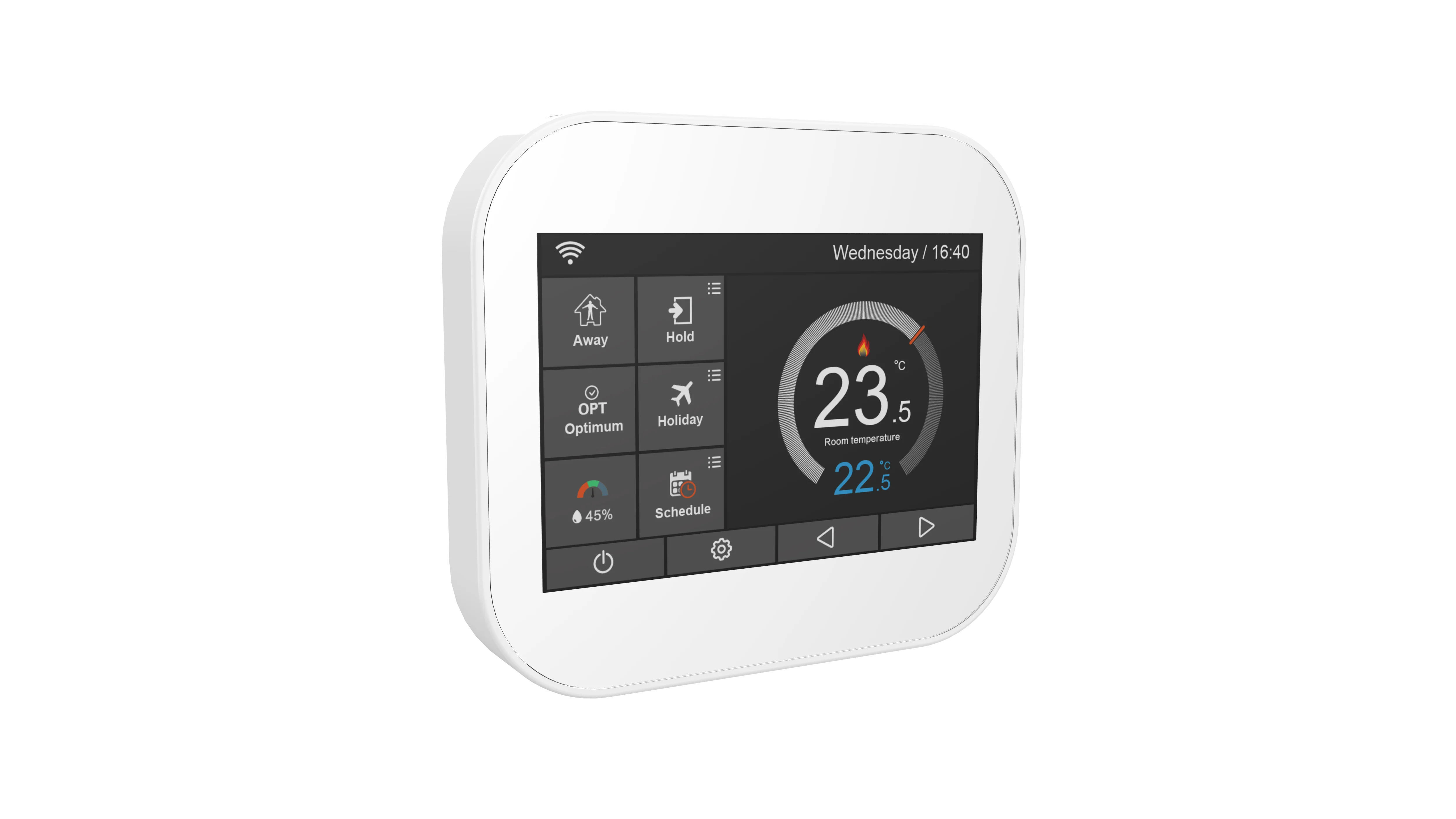 Wi-Fi gas boiler programmable thermostat