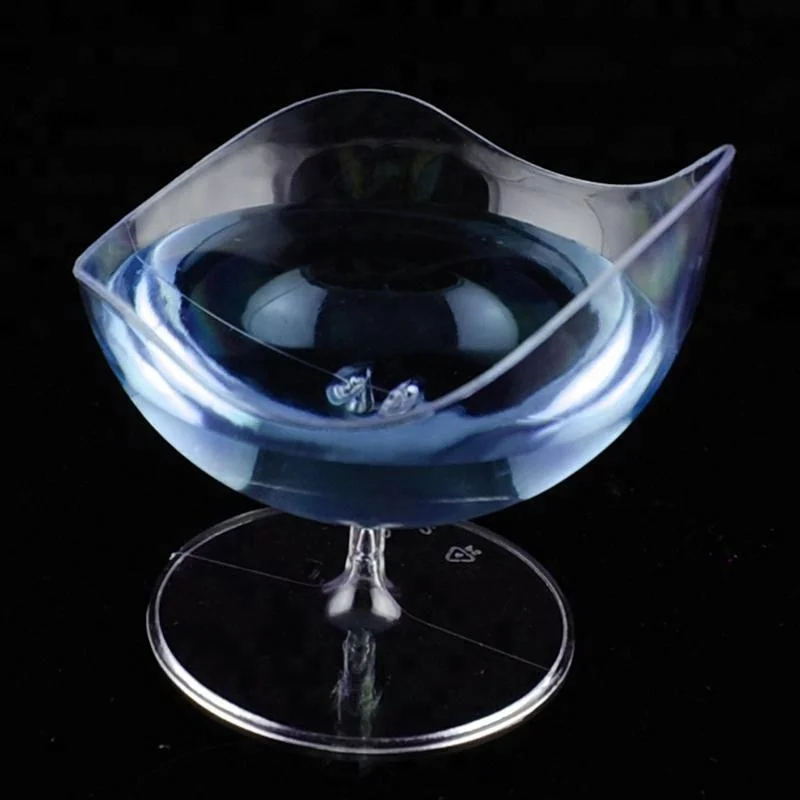 New style 2oz food beverage drinking dessert cup goblet plastic for multi use