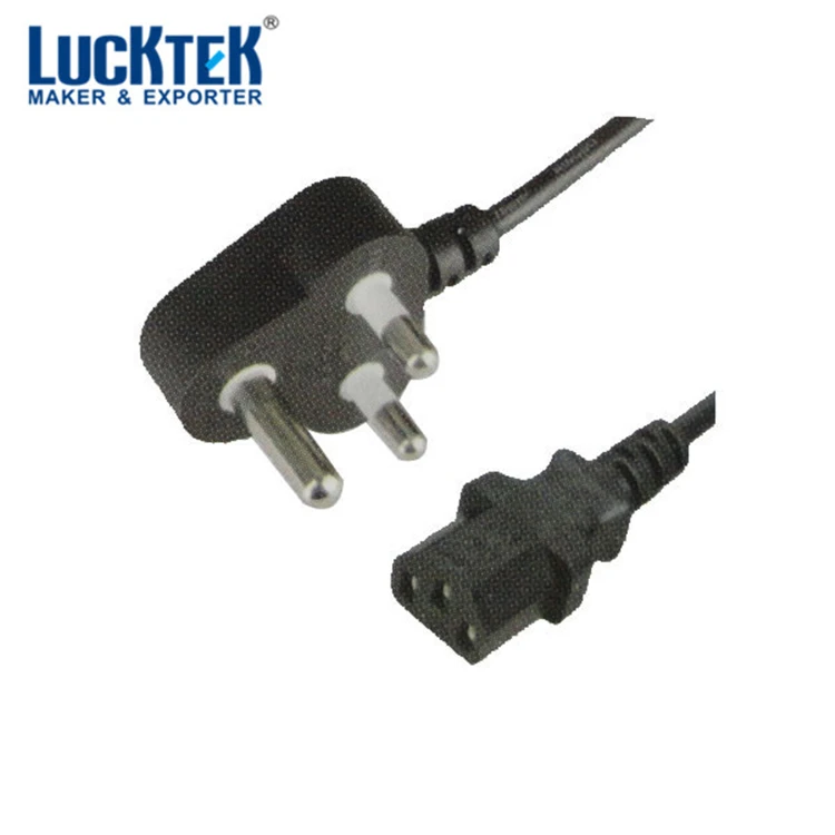 Южная африка iec C13 компьютер, кабель питания