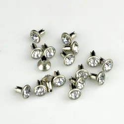 Open end rhinestone crystal rivets, cap end rhinestones and pearls rivet for clothes and bags