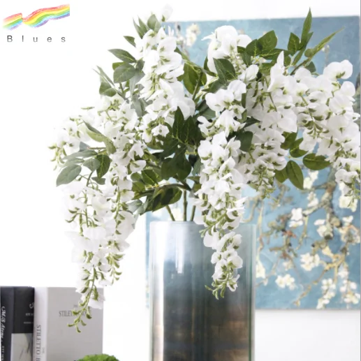 Silk Artificial Wisteria Flowers for Decoration