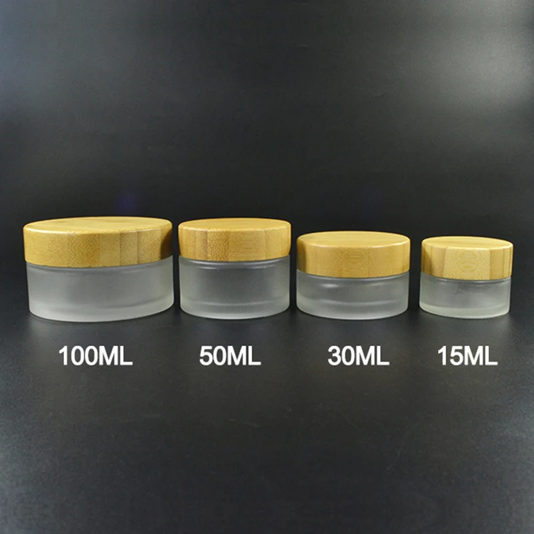 
Hot sale 30ml 50ml 100ml 120ml 150ml empty cream lotion serum bamboo cosmetic bottles and jars for cosmetic packaging 