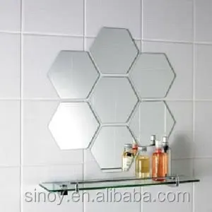 3mm 4mm thickness bathroom wall tiles / mirror decorative ceramic tile