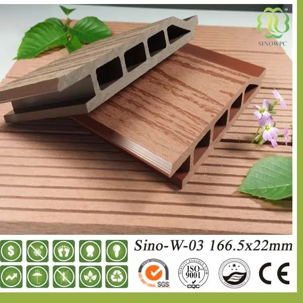 
Wood Plastic Composite Decorative WPC Wall Panel For Garden Building 