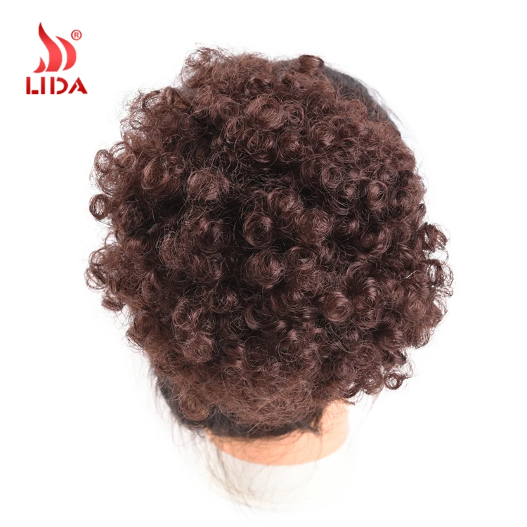 
Curly Chignon Updo Donut hair bun Cheveux natural Hair piece 33# China hair bun maker 