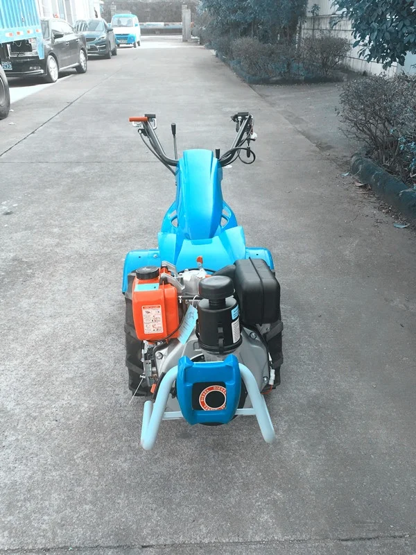 Manual Start Agricultural Walking Tractor Rotavator